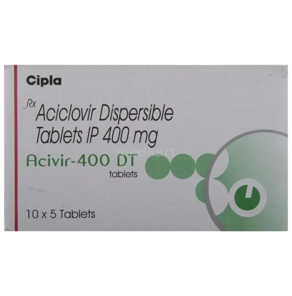 acivir 400dt tablet 5's